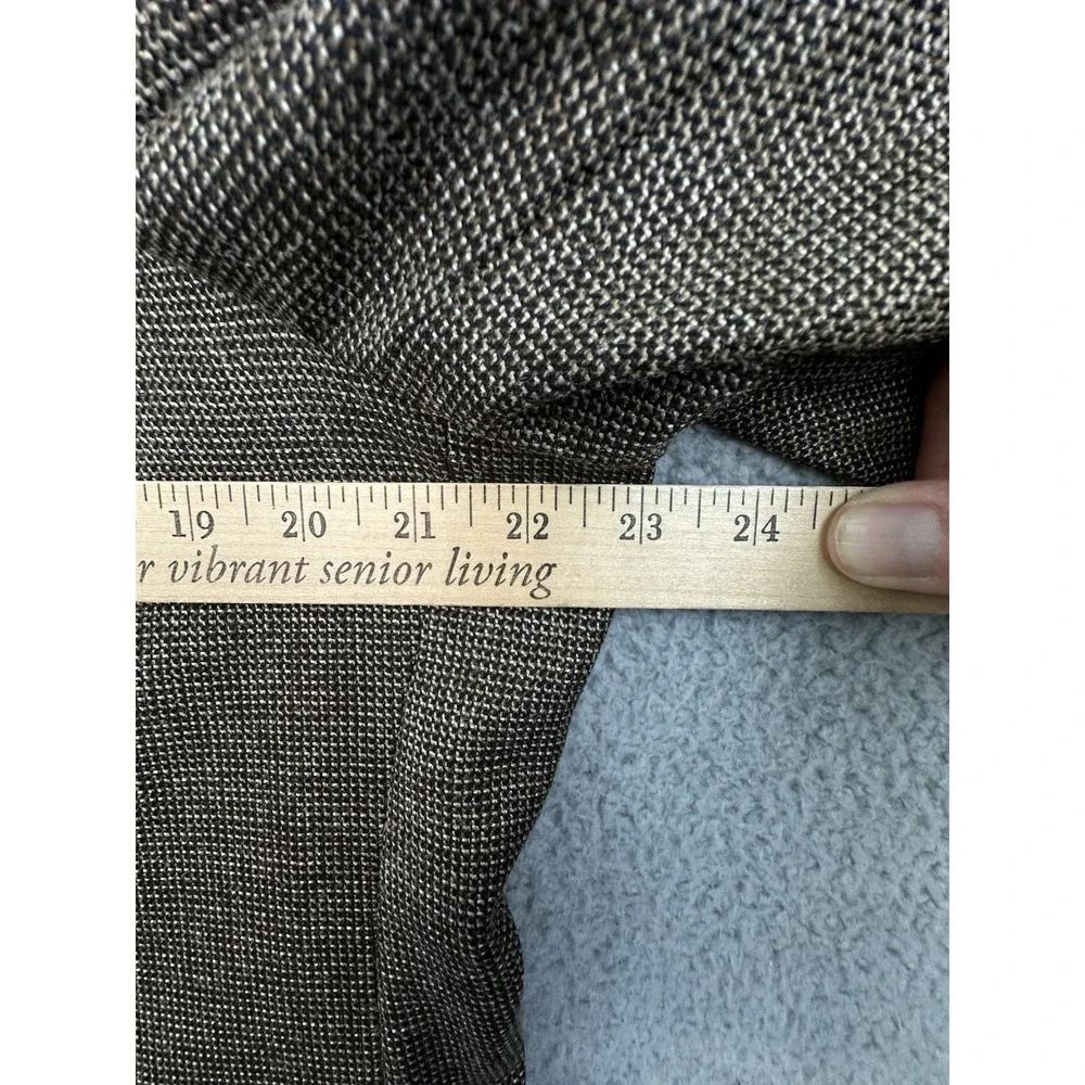 Hugo Boss Sport Coat Jacket Men 44R Brown Bertolucci Nail Head Pattern Silk-Wool